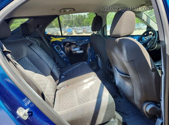 2GNAXUEV2M6101671 2021 CHEVROLET EQUINOX Blue Rear interior view