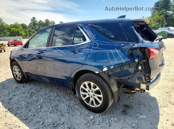 2GNAXUEV2M6101671 2021 CHEVROLET EQUINOX Blue Rear left