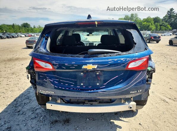 2GNAXUEV2M6101671 2021 CHEVROLET EQUINOX Blue Rear view