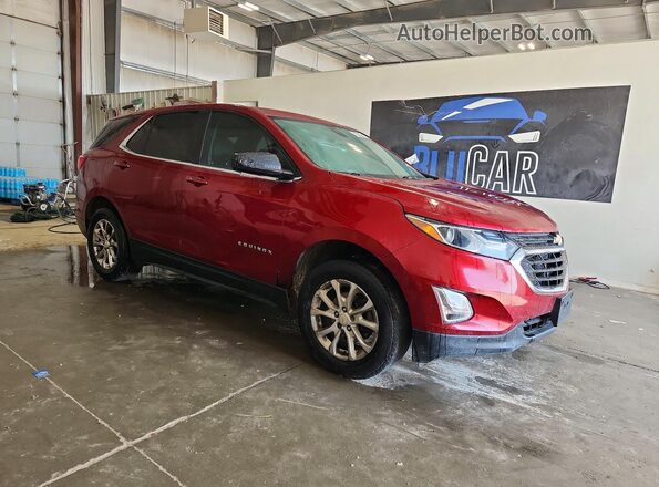2GNAXUEV3M6148210 2021 CHEVROLET EQUINOX Burgundy Przód prawy