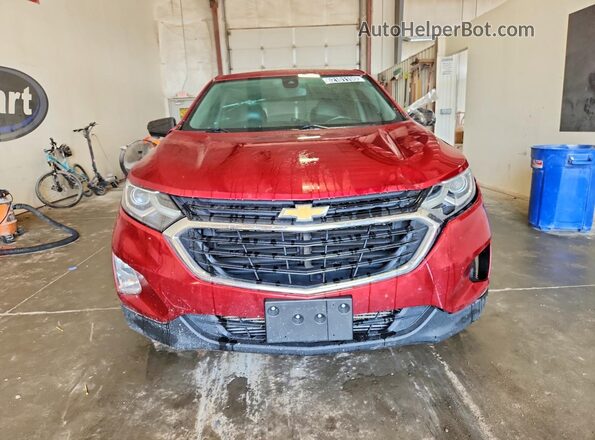2GNAXUEV3M6148210 2021 CHEVROLET EQUINOX Burgundy Widok z przodu