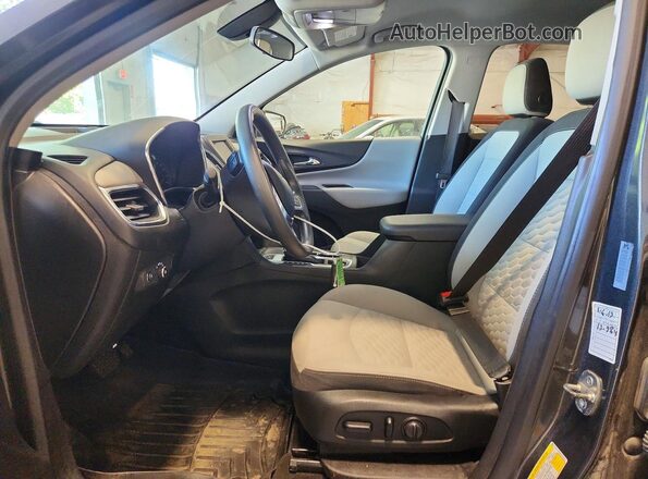 2GNAXUEV4K6162002 2019 CHEVROLET EQUINOX Серый Вид салона спереди
