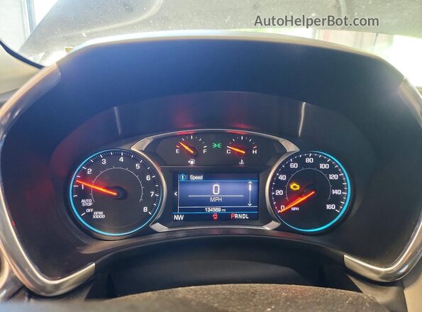 2GNAXUEV4K6162002 2019 CHEVROLET EQUINOX Серый Вид щитка приборов