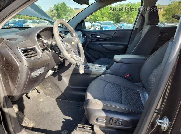 2GNAXUEVXK6114276 2019 CHEVROLET EQUINOX Черный Вид салона спереди
