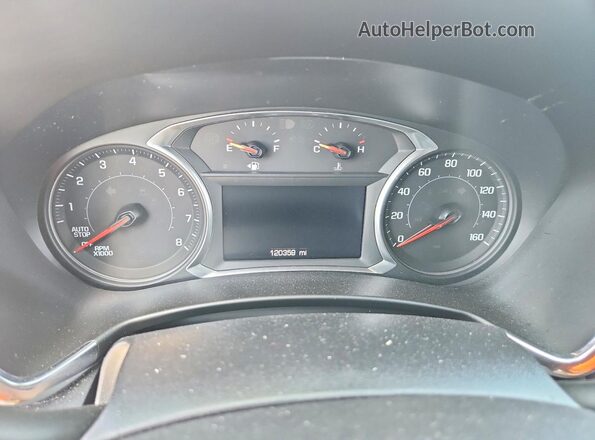 2GNAXUEVXM6105774 2021 CHEVROLET EQUINOX Синий Вид щитка приборов