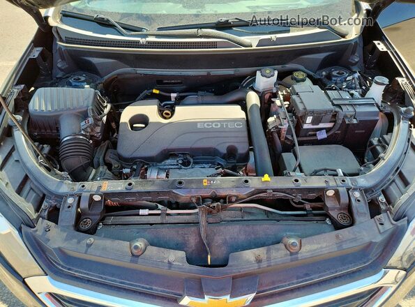 2GNAXUEVXM6105774 2021 CHEVROLET EQUINOX Синий Вид подкапотного пространства