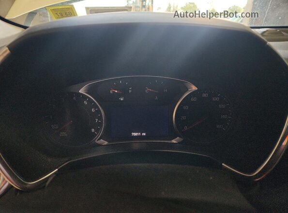 2GNAXVEX3K6205090 2019 CHEVROLET EQUINOX White Սարքավորումների վահանակի տեսք