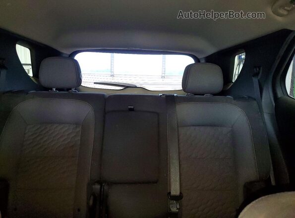2GNAXVEX9K6154565 2019 CHEVROLET EQUINOX Black Rear seats view