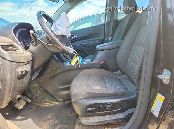 2GNAXVEX9K6154565 2019 CHEVROLET EQUINOX Black Front interior view
