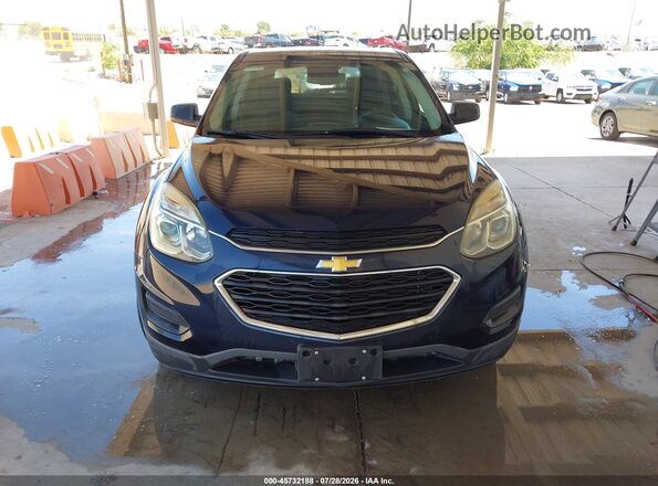 2GNFLEEK2H6333299 2017 CHEVROLET EQUINOX Dark Blue Vista del cuadro de instrumentos