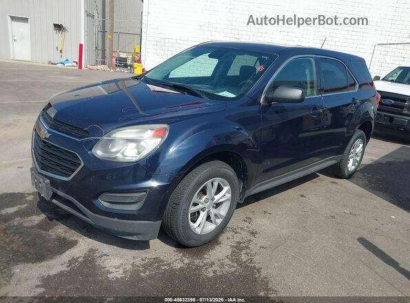 2GNFLEEK5H6316268 2017 CHEVROLET EQUINOX Dark Blue Przód lewy