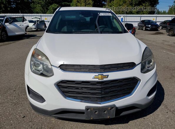 2GNFLEEK6G6155640 2016 CHEVROLET EQUINOX White წინა ხედი