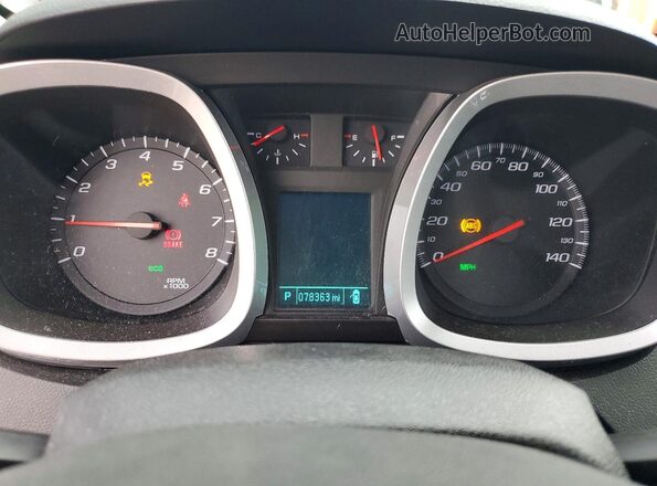2GNFLEEK7G6220415 2016 CHEVROLET EQUINOX White Vista del cuadro de instrumentos