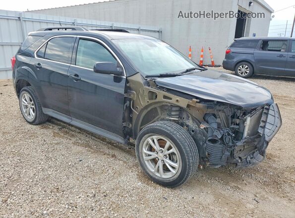 2GNFLFE37H6167330 2017 CHEVROLET EQUINOX Черный Передняя правая четверть