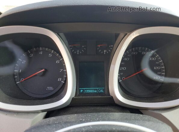2GNFLFE38G6355207 2016 CHEVROLET EQUINOX White Widok zestawu wskaźników