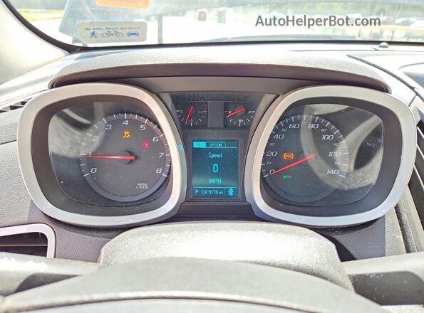 2GNFLFEK4G6180929 2016 CHEVROLET EQUINOX Black Widok zestawu wskaźników