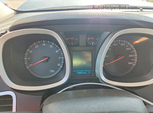 2GNFLFEK6G6217866 2016 CHEVROLET EQUINOX Blue Vista del cuadro de instrumentos