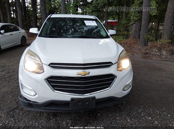 2GNFLFEK8H6281392 2017 CHEVROLET EQUINOX White Widok zestawu wskaźników