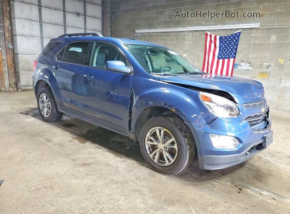 2GNFLFEKXG6325360 2016 CHEVROLET EQUINOX Синий Передняя правая четверть