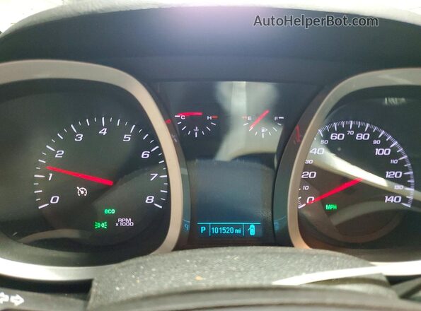 2GNFLFEKXG6325360 2016 CHEVROLET EQUINOX Синий Вид щитка приборов