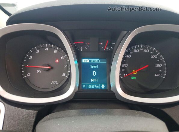 2GNFLFEKXH6305997 2017 CHEVROLET EQUINOX Серебряный Вид щитка приборов