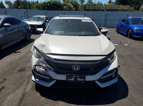 2HGFC1E51LH705449 2020 HONDA CIVIC Белый Вид спереди