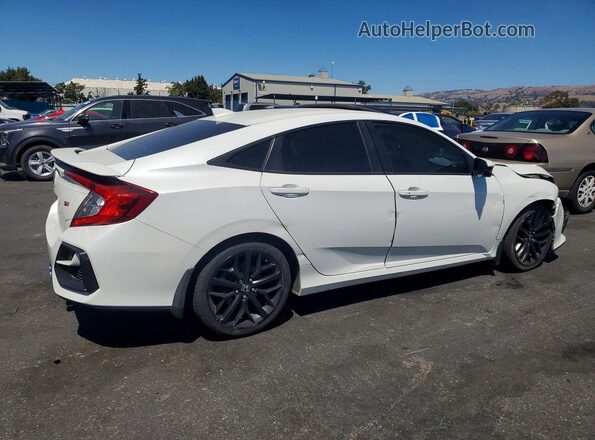 2HGFC1E51LH705449 2020 HONDA CIVIC Белый Задняя правая четверть