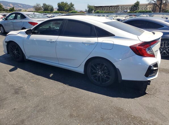 2HGFC1E51LH705449 2020 HONDA CIVIC Белый Задняя левая четверть
