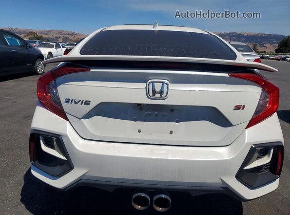 2HGFC1E51LH705449 2020 HONDA CIVIC Белый Вид сзади