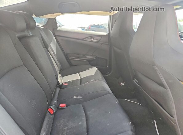 2HGFC1E53JH701514 2018 HONDA CIVIC Gray Widok tylnych siedzeń