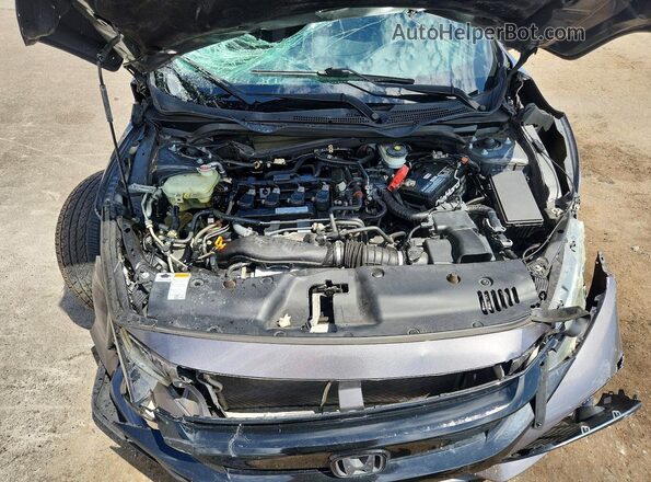 2HGFC1E53JH701514 2018 HONDA CIVIC Gray Widok wnętrza z tyłu