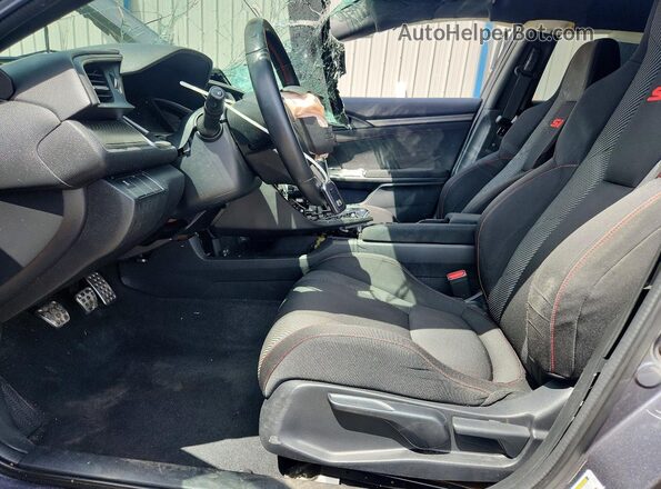 2HGFC1E53JH701514 2018 HONDA CIVIC Gray Widok wnętrza z przodu
