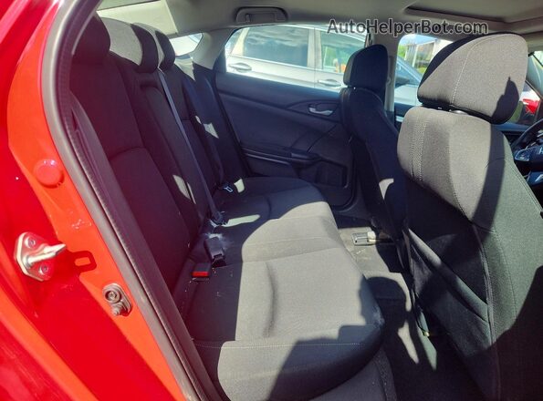 2HGFC1F30HH630313 2017 HONDA CIVIC Red Հետևի նստատեղերի տեսք