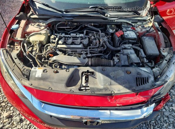 2HGFC1F30HH630313 2017 HONDA CIVIC Red Սալոնի հետևի տեսք