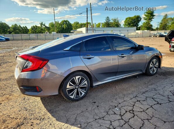 2HGFC1F36JH641161 2018 HONDA CIVIC Gray Tył prawy