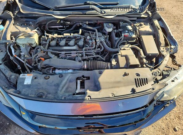 2HGFC1F36JH641161 2018 HONDA CIVIC Gray Widok wnętrza z tyłu