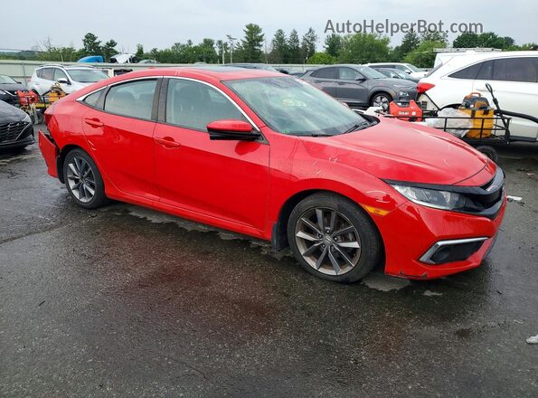 2HGFC1F38LH683186 2020 HONDA CIVIC Red Front right