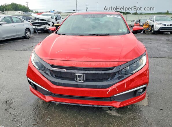 2HGFC1F38LH683186 2020 HONDA CIVIC Red Front view