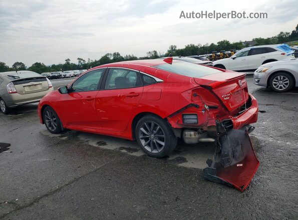 2HGFC1F38LH683186 2020 HONDA CIVIC Red Rear left