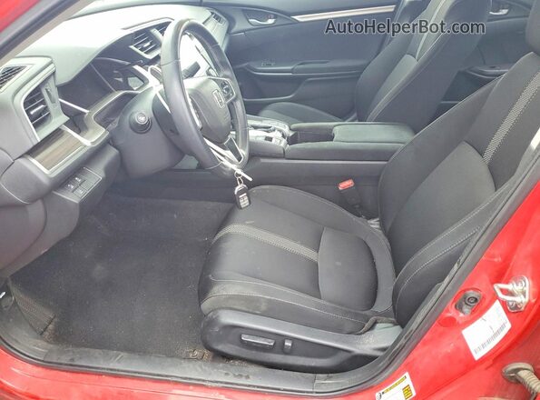 2HGFC1F38LH683186 2020 HONDA CIVIC Red Front interior view