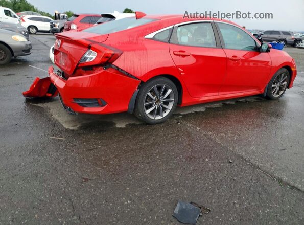 2HGFC1F38LH683186 2020 HONDA CIVIC Red Rear right