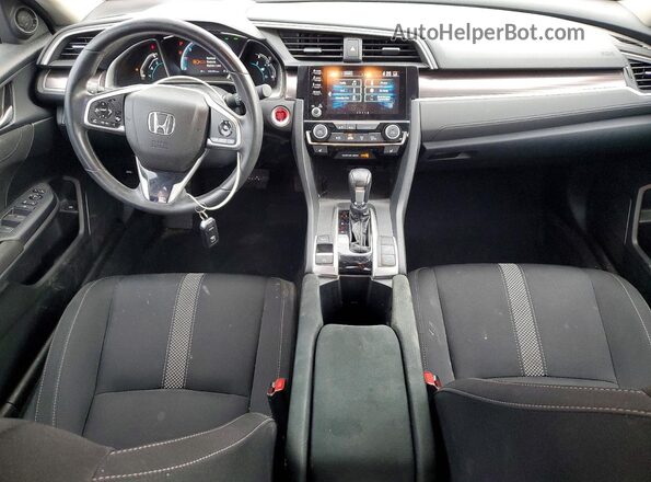 2HGFC1F38LH683186 2020 HONDA CIVIC Red Dashboard view