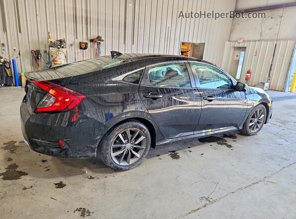 2HGFC1F38MH704281 2021 HONDA CIVIC Black Tył prawy