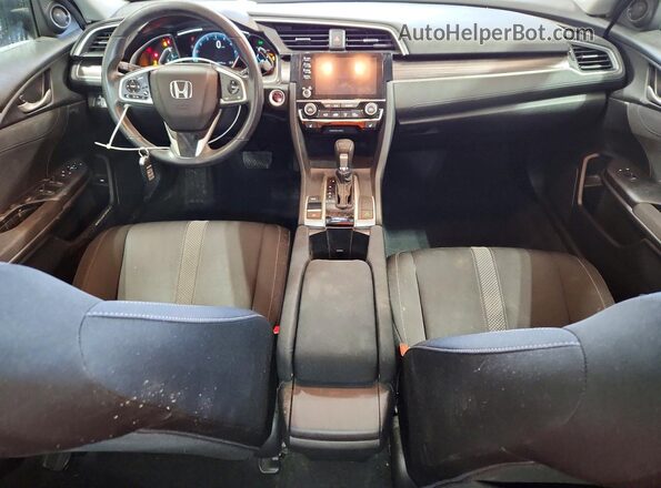 2HGFC1F38MH704281 2021 HONDA CIVIC Black Widok deski rozdzielczej