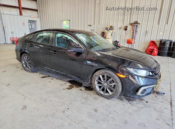 2HGFC1F38MH704281 2021 HONDA CIVIC Black Przód prawy