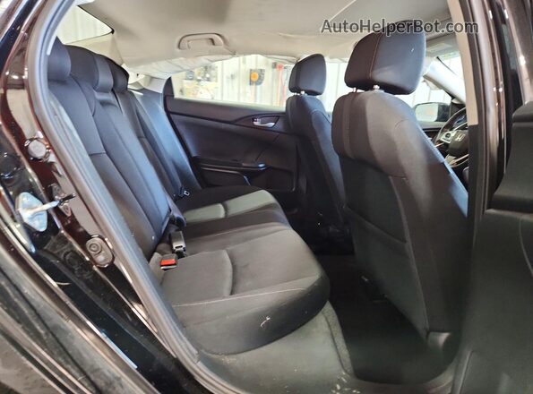 2HGFC1F38MH704281 2021 HONDA CIVIC Black Widok tylnych siedzeń