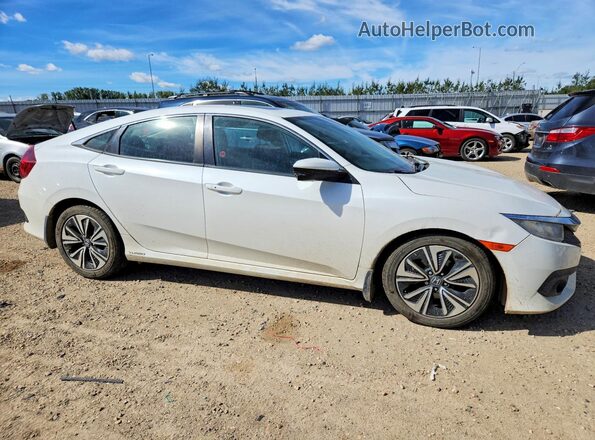2HGFC1F40HH107625 2017 HONDA CIVIC White Przód prawy