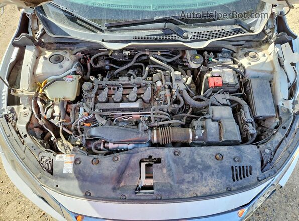 2HGFC1F40HH107625 2017 HONDA CIVIC White Widok wnętrza z tyłu