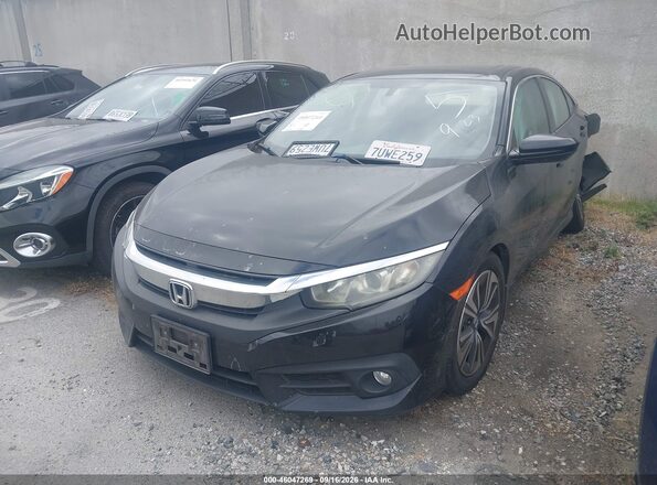 2HGFC1F71GH656078 2016 HONDA CIVIC Black Front left