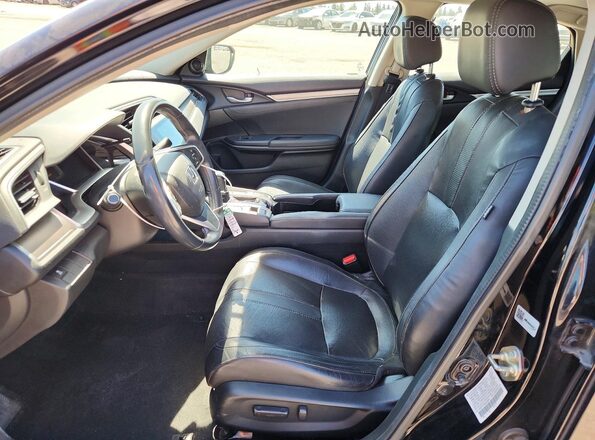 2HGFC1F78GH636894 2016 HONDA CIVIC Black Front interior view